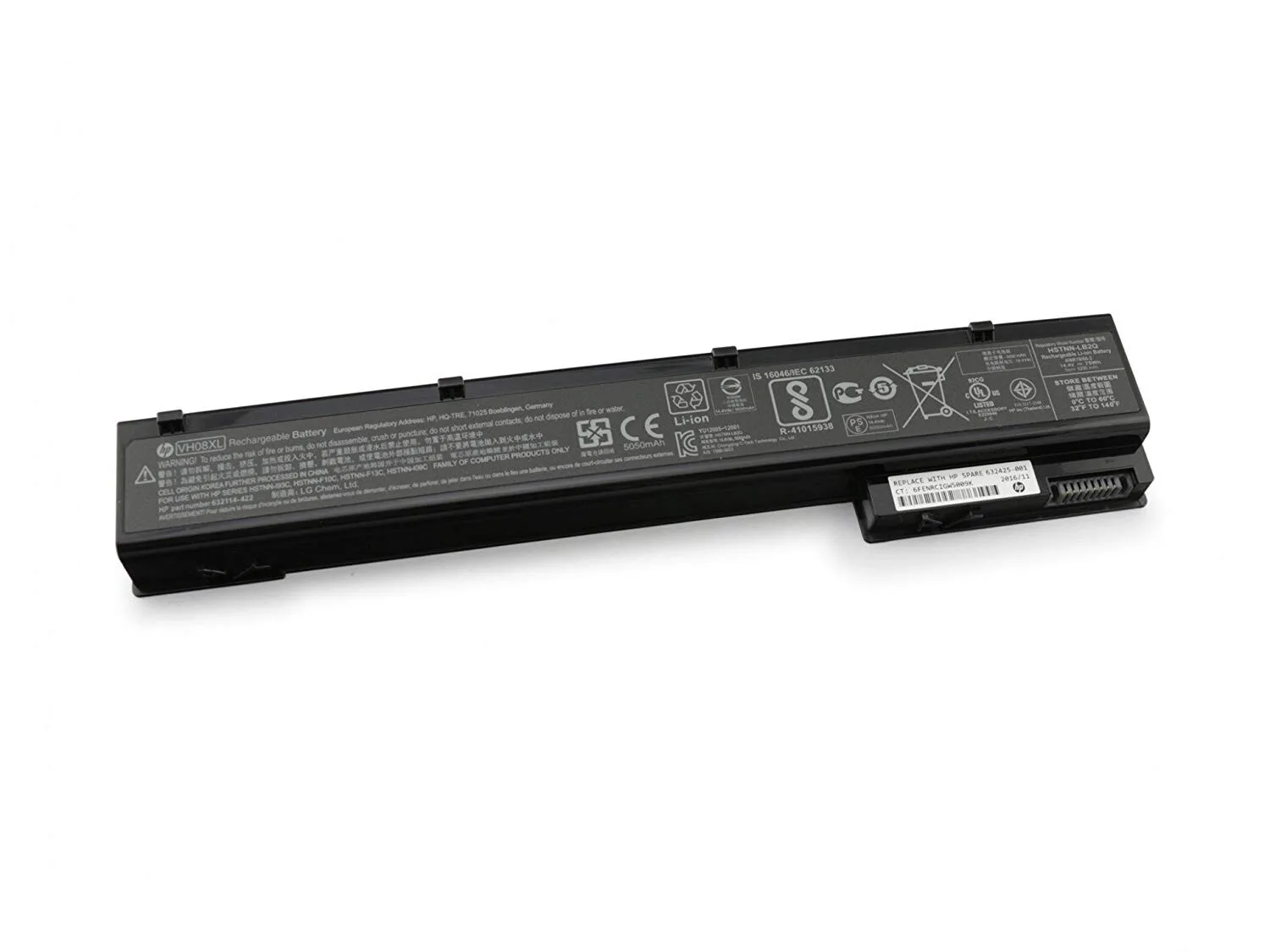 HP Laptop Battery Elitebook 8560 8570W 8760W 8770W view 1