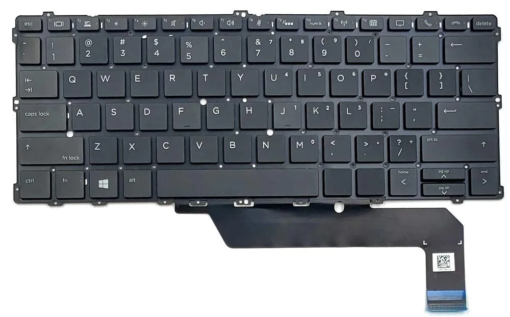 Replacement Laptop Keyboard for HP Elitebook X360 1030 G2 Us view 2