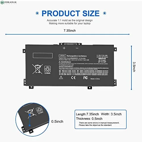 HP Laptop Battery Envy 17 X360 15 Series view 1