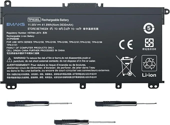 HP Laptop Battery Tf03Xl For Pavilion view 2