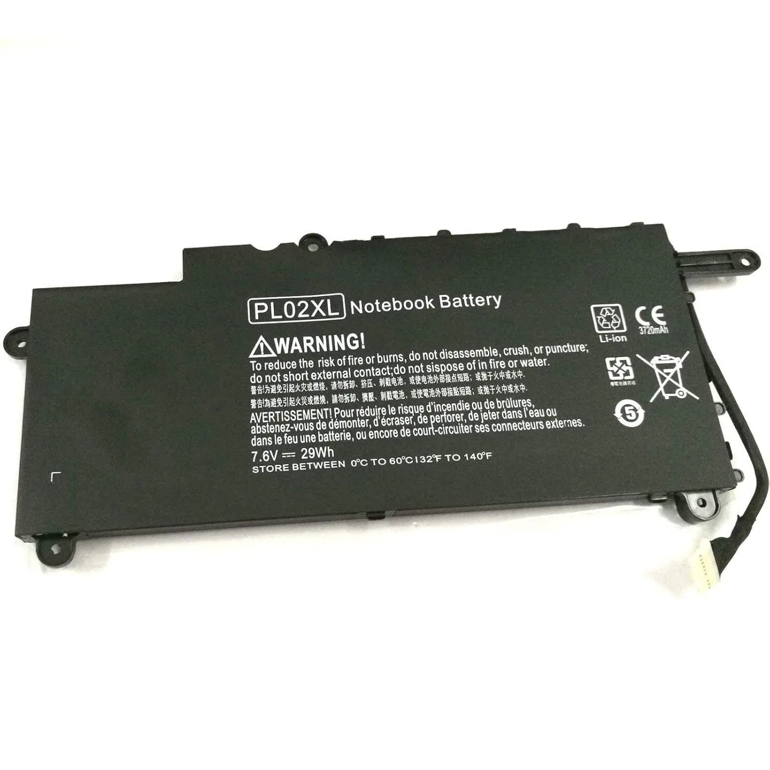 HP Laptop Battery Pl02Xl For Pavilion 11X360 Pavilion view 2
