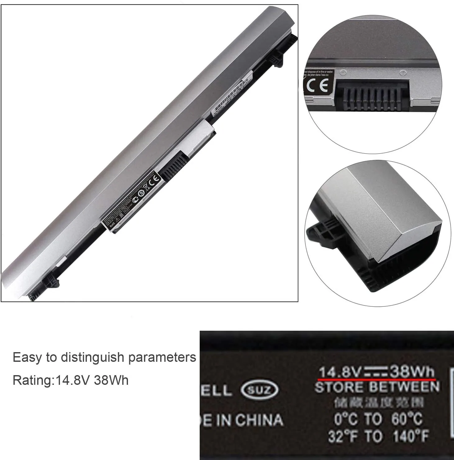 HP Laptop Battery Probook 430 G3 Hp Probook view 2