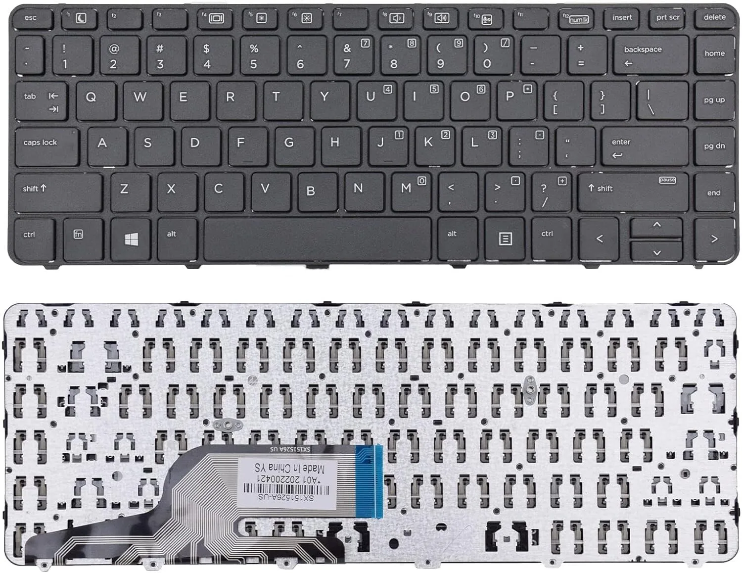 Replacement Laptop Keyboard for HP Compatible For Probook 430 G3 view 1