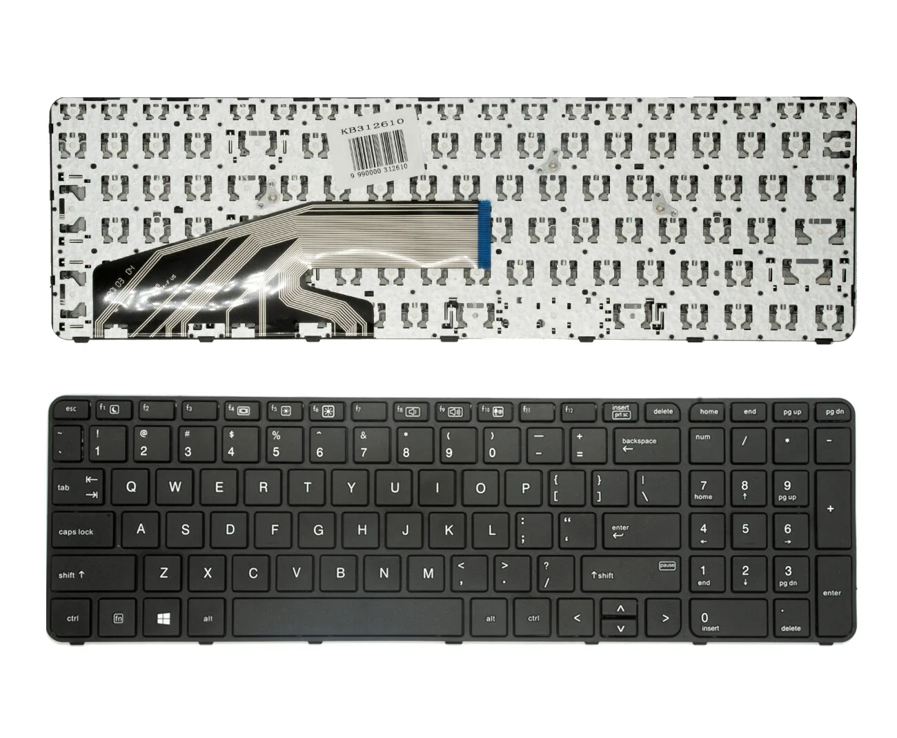 Replacement Laptop Keyboard for HP Probook 450 G3 / 455 view 1