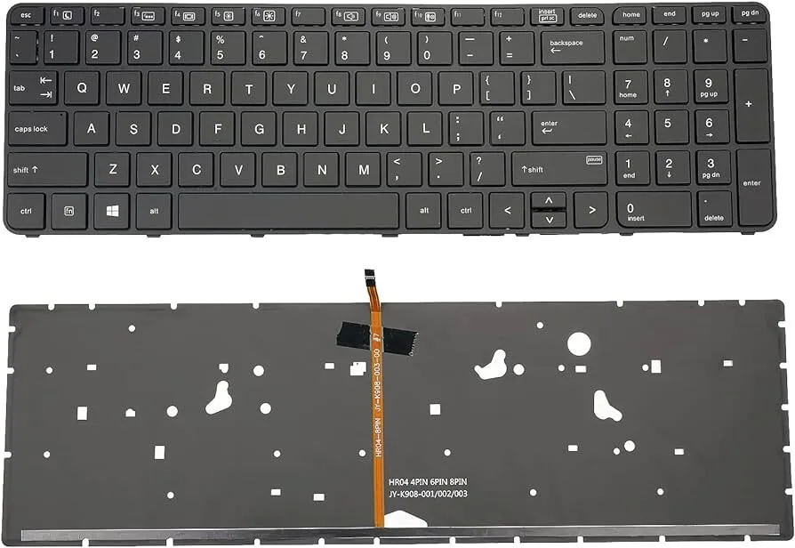 Replacement Laptop Keyboard for HP Probook 450 G3 / 455 view 1