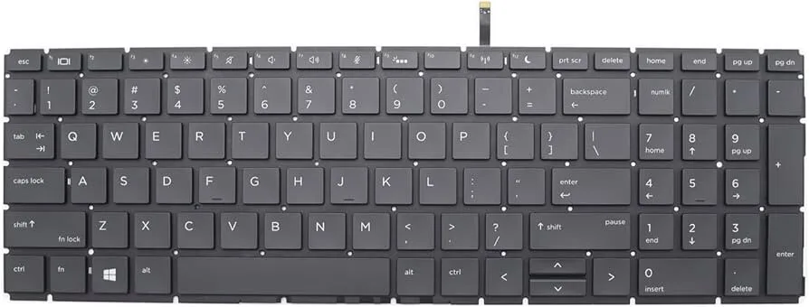 Replacement Laptop Keyboard for HP Probook 450-G6 455-G6 455R-G6 view 1