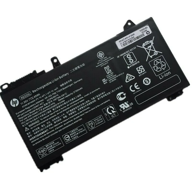 HP Laptop Battery Re03Xl Replacement view 2