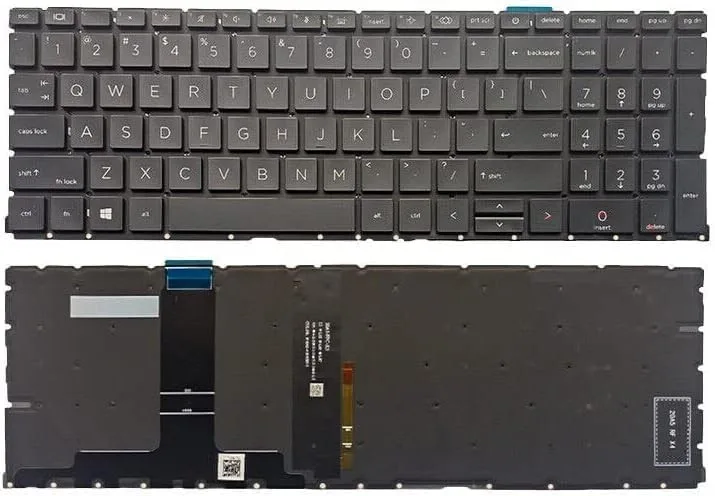 Replacement Laptop Keyboard for HP Probook 450 G9 455 G9 view 2