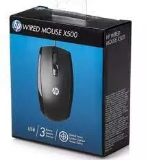 HP X500 Wired Mouse view 1