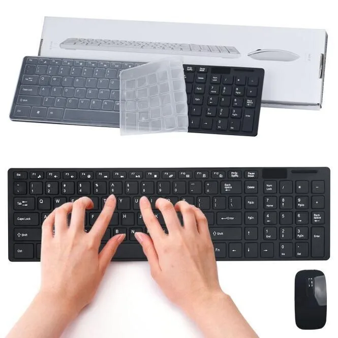 K-06 Portable Mini Wireless Keyboard with Touchpad - 2.4GHz