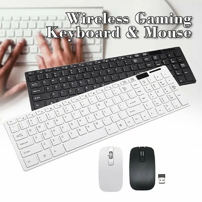 K-06 Portable Mini Wireless Mouse & Keyboard - 2.4GHz view 1