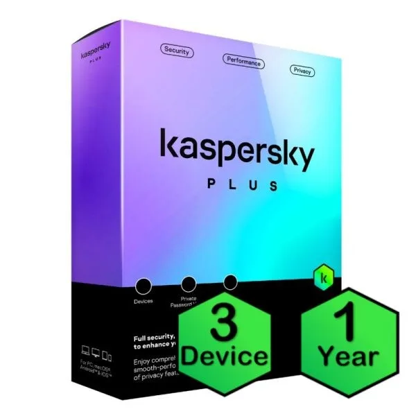 Kaspersky Plus - 3 Users, Internet Security