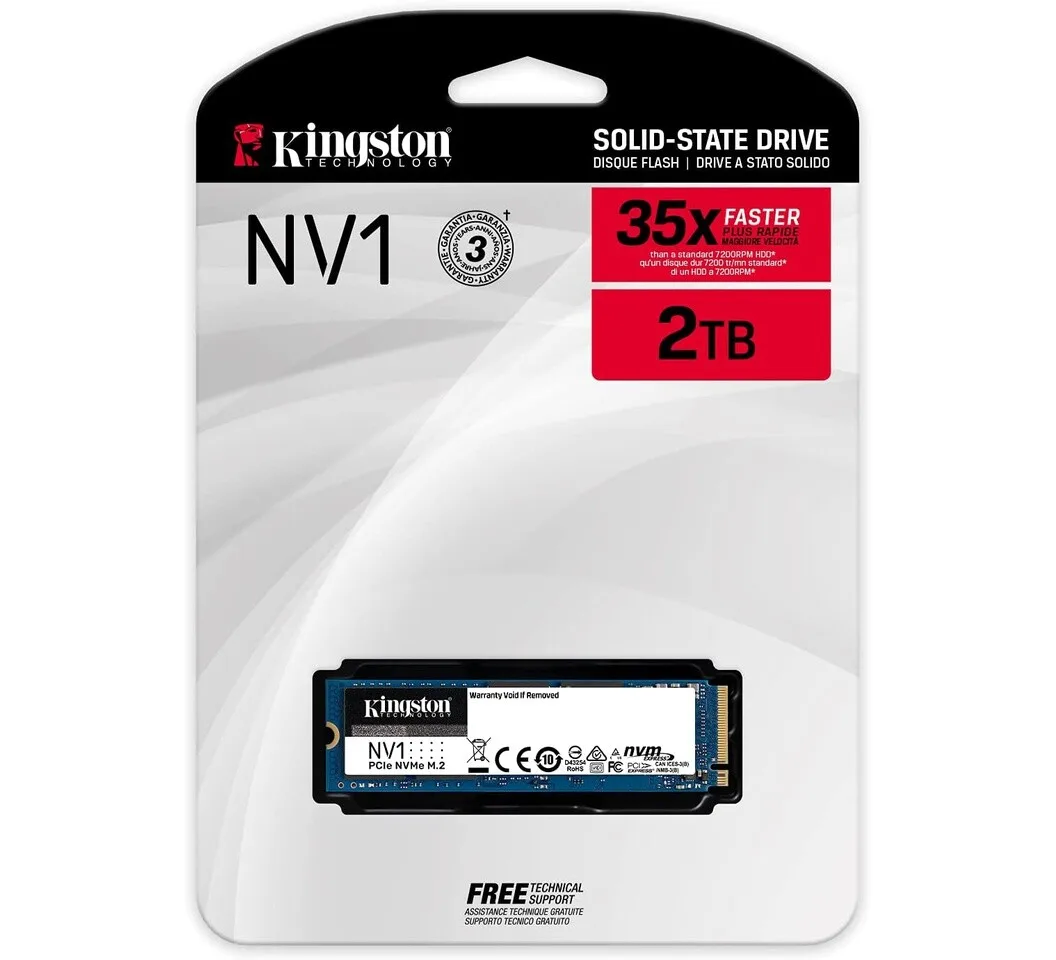 Kingston NV2 2TB NVMe SSD - M.2 2280, PCIe Gen 4x4