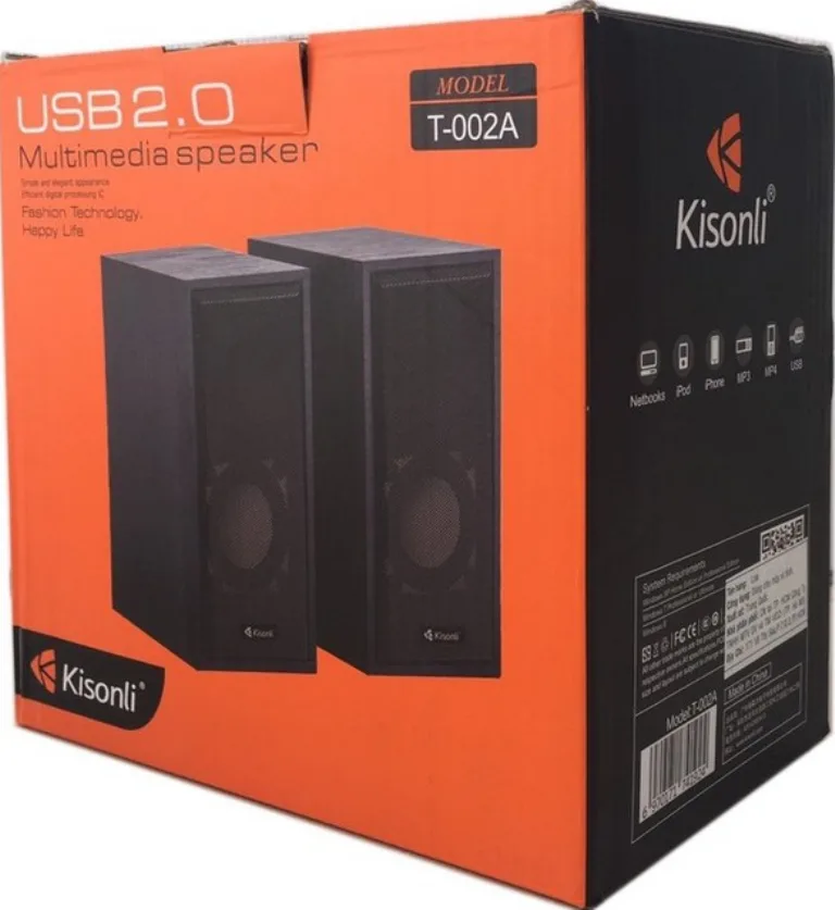 Kisonli Multimedia USB Speaker - T-002, 20W #2