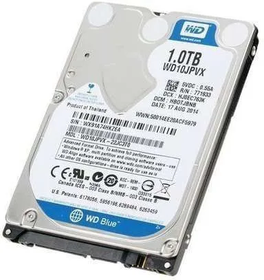 1TB Internal Laptop Hard Disk Drive (capacity unconfirmed)