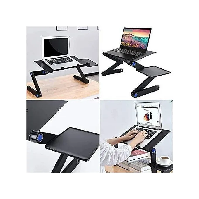 T8 Adjustable Multi-Functional Laptop Stand - 17", with Mouse Pad Tray #2 view 2