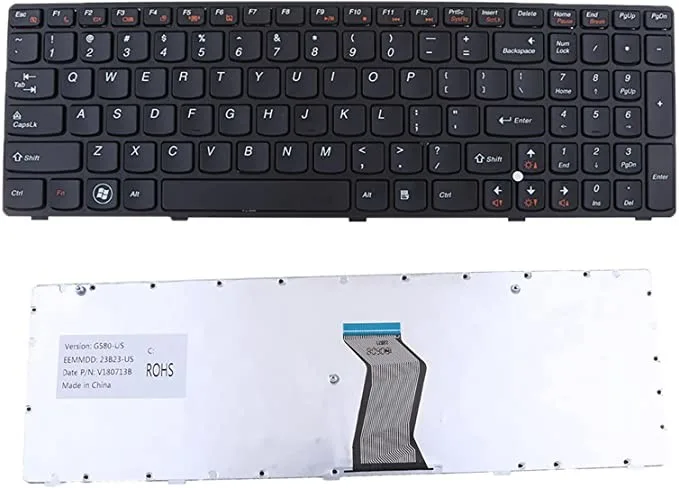 Replacement Laptop Keyboard for Lenovo Ideapad G580 G580A G585 G585A view 1