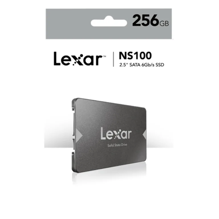 Lexar 256GB NS100 2.5" SATA III Internal SSD view 1