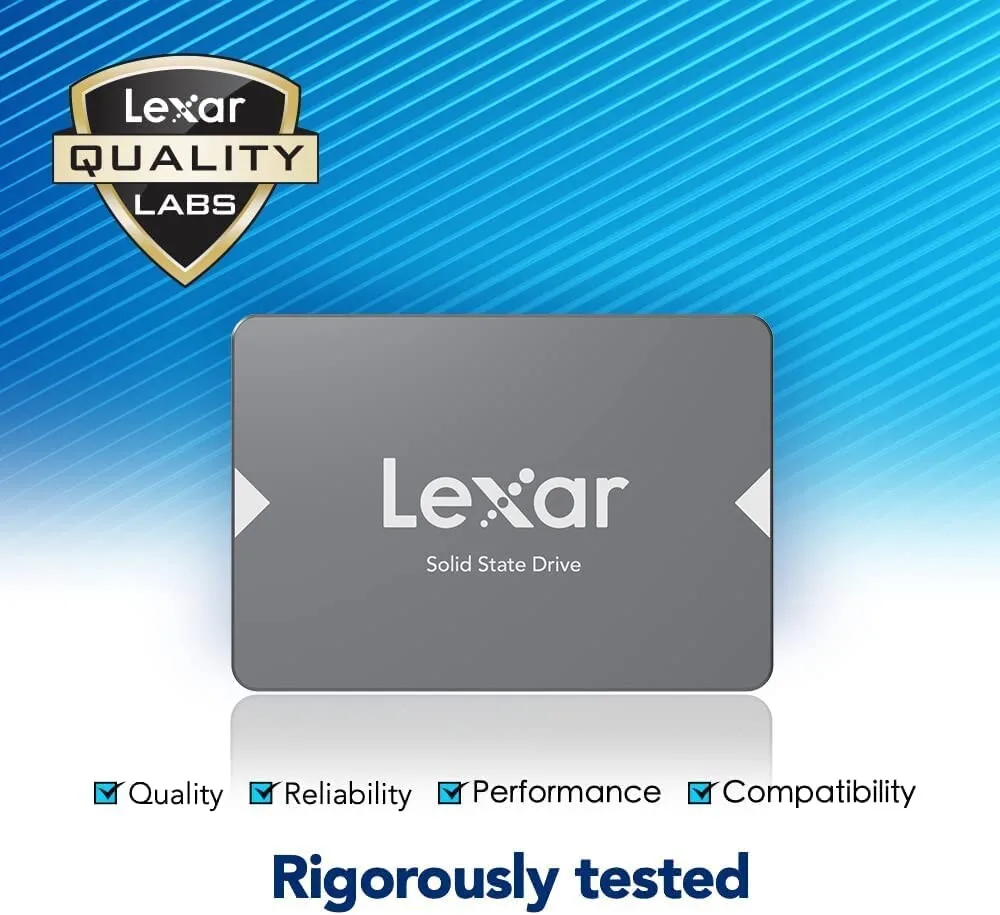 Lexar 512GB NS100 2.5" SATA III Internal SSD view 2