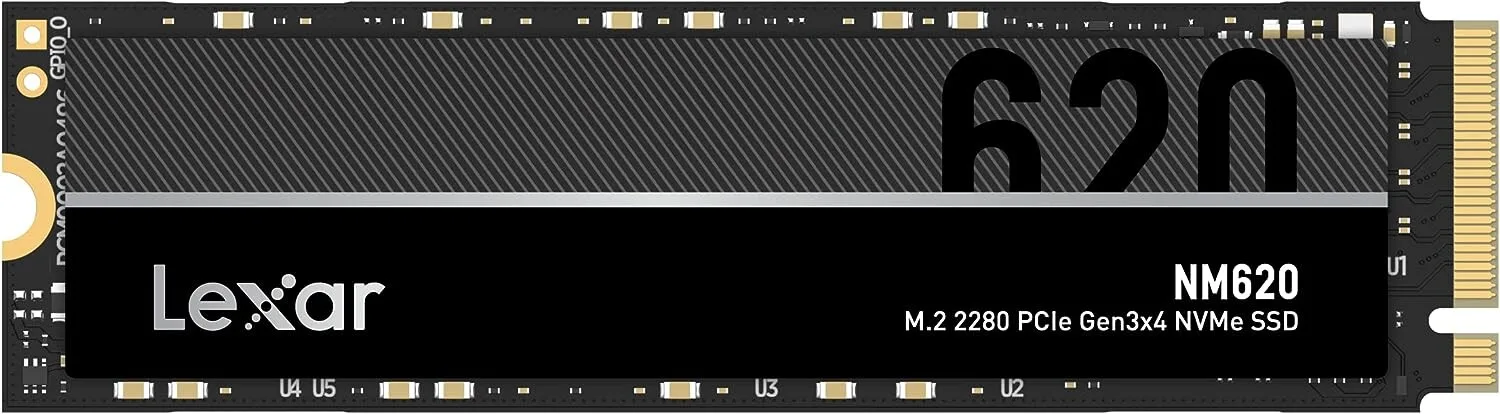 Lexar NM620 2TB NVMe SSD - M.2 2280, PCIe Gen 3x4 (LNM620X002T-RNNNG) view 1