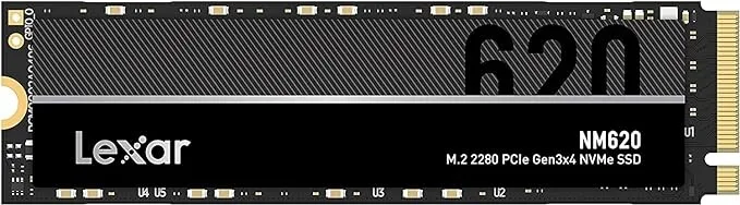 Lexar NM620 512GB Internal SSD - M.2 PCIe Gen3x4 NVMe view 2