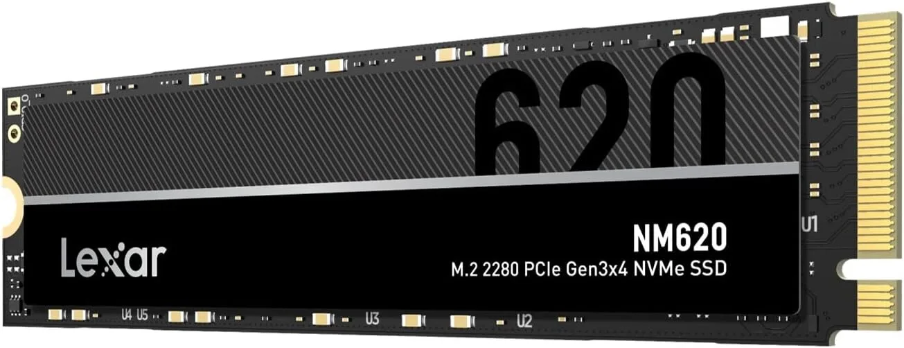 Lexar NM620 Internal SSD - M.2 PCIe Gen3x4 NVMe 2280 view 2