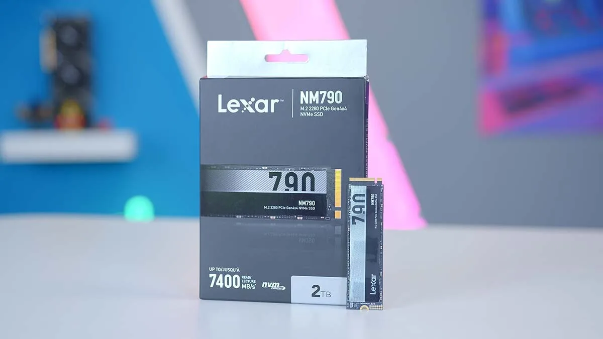 Lexar NM790 512GB NVMe SSD - M.2 2280, PCIe Gen 4x4 view 2