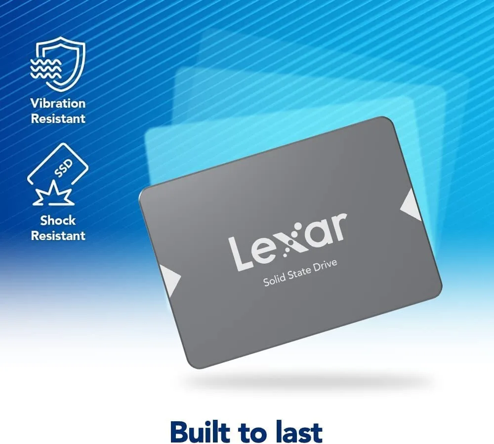 Lexar NS100 2.5" SATA III 512GB SSD view 1