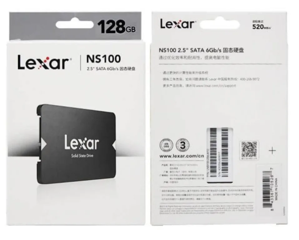 Lexar SATA 128GB SSD - 2.5" view 2