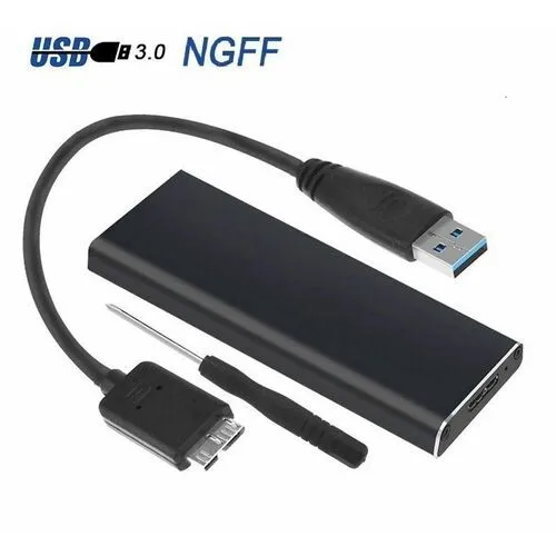 M.2 NVMe/SATA SSD Enclosure - USB 3.1 Gen2