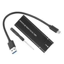 M.2 SSD Enclosure - USB-C, up to 4TB Supported (NVMe Only)