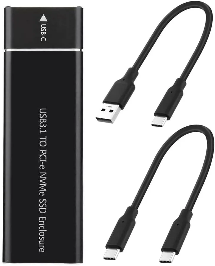 M.2 NVMe SSD Enclosure - USB-C / USB 3.1, NVMe Only