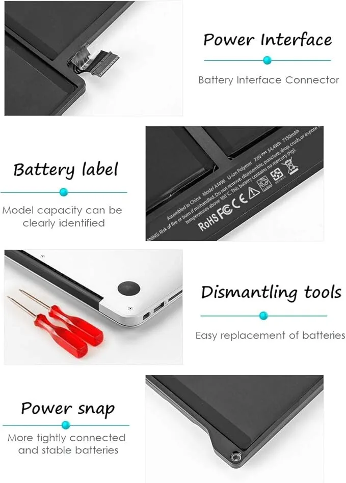 Apple Laptop Battery Macbook Air view 1