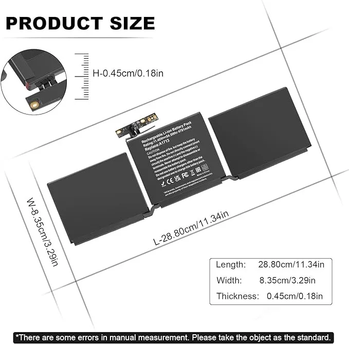 Apple Laptop Battery Macbook Pro view 1