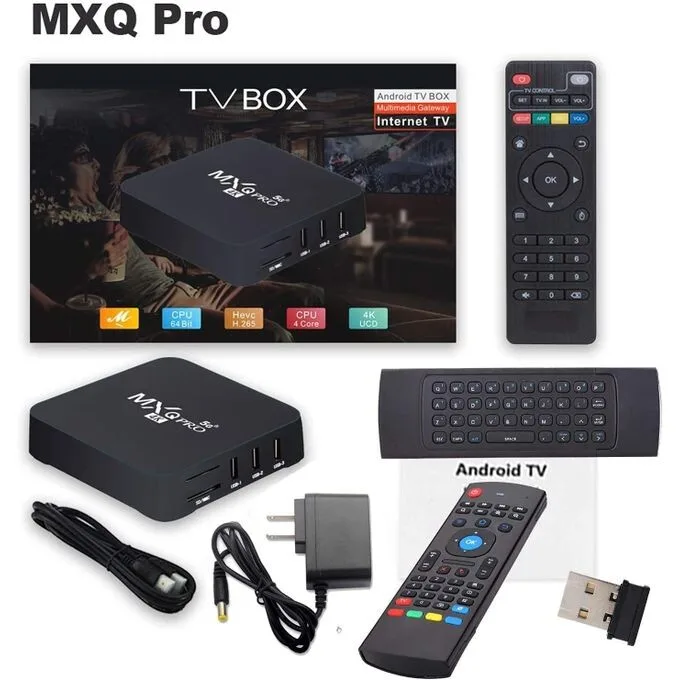 MXQ Pro 4K TV Android Box - 8GB RAM + 128GB ROM, 5G WiFi view 2