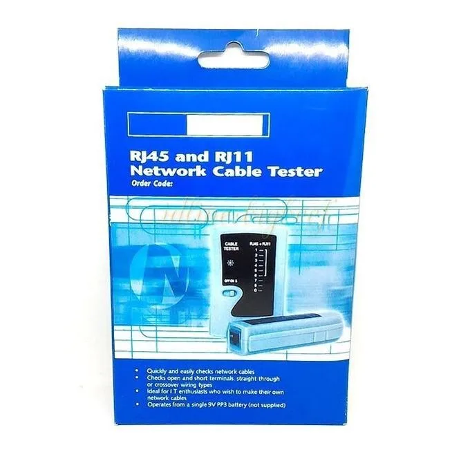 Network Cable Tester - RJ45, RJ11, RJ12, Cat5, Cat6 view 3