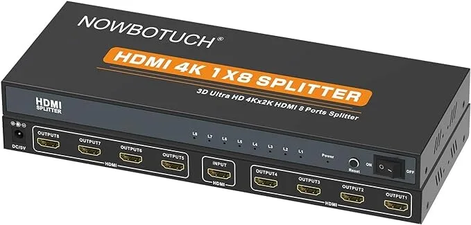 HDMI Splitter 1x8, Full HD 1080P view 1