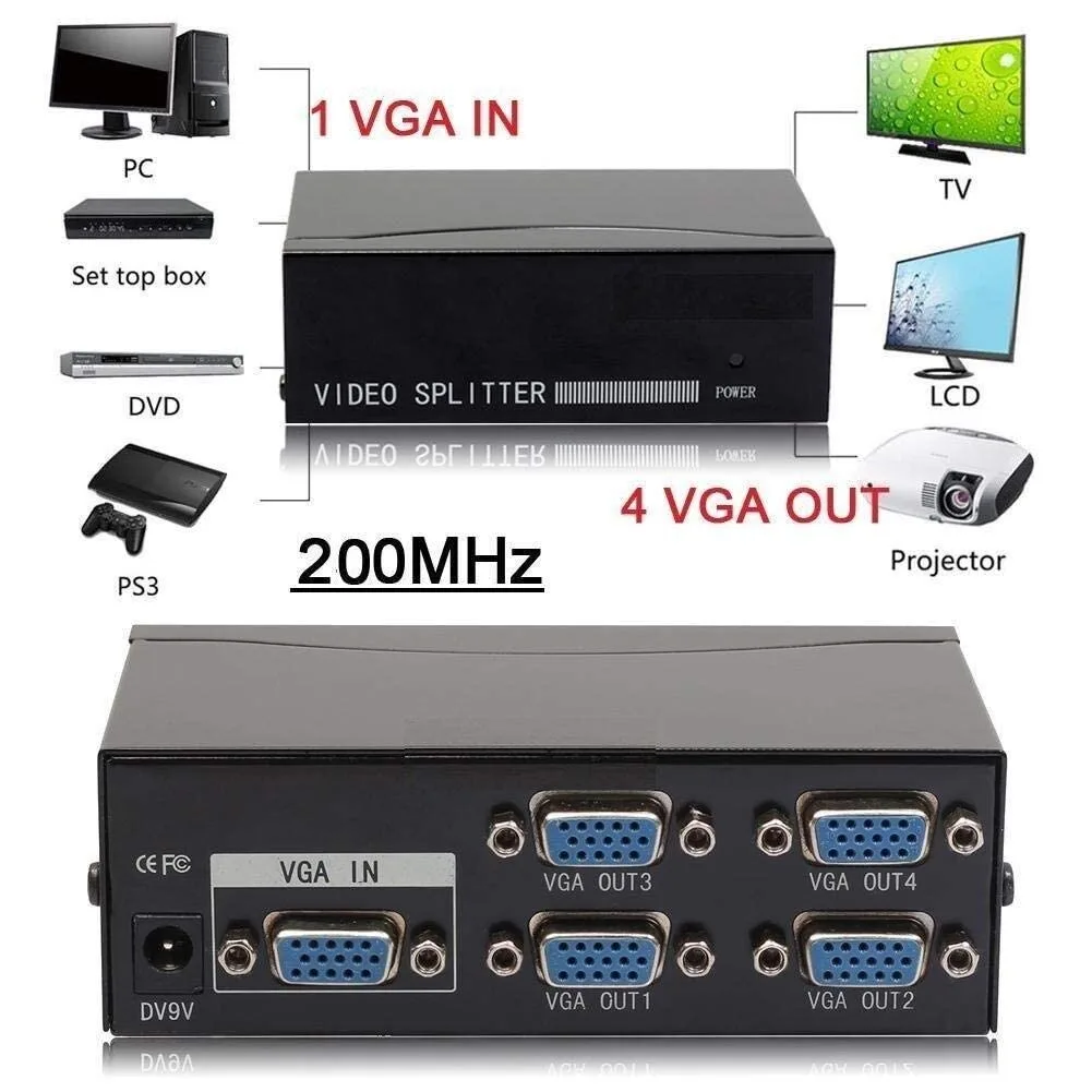 VGA Switch - 4 Port, Powered #2