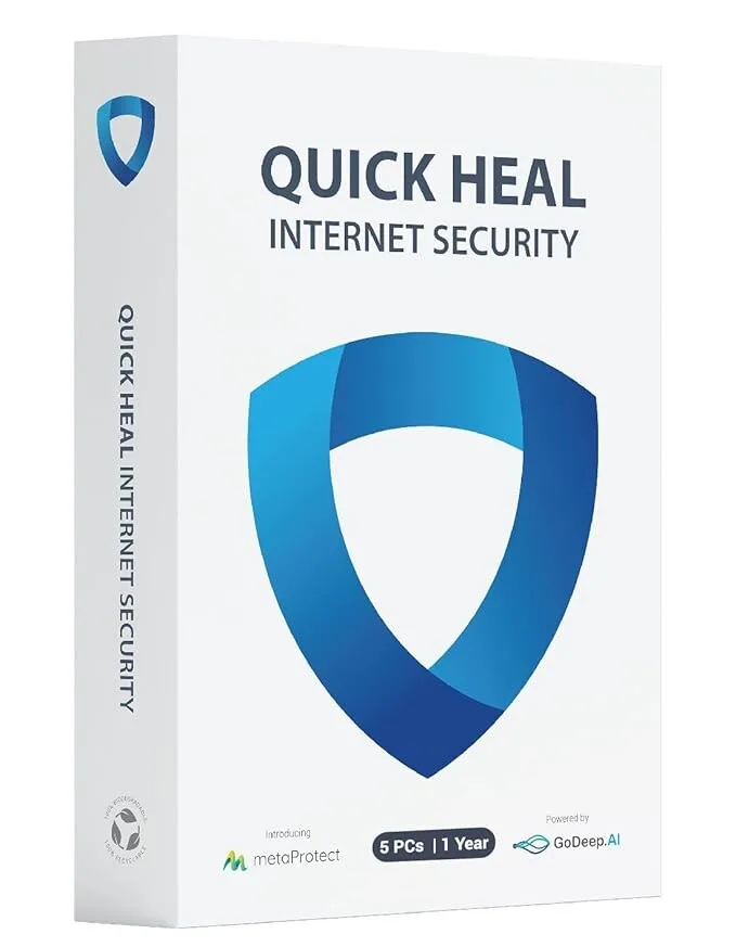 Quick Heal Internet Security - Latest Version, 5 Users
