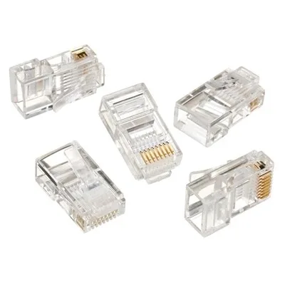 RJ45 Cat6 Connectors/Plugs - 1000 Pieces view 1