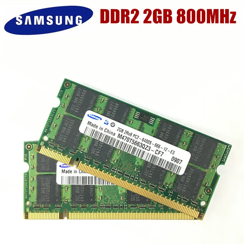 Samsung 2GB DDR2 Laptop RAM - PC2-6400, 240-Pin view 2