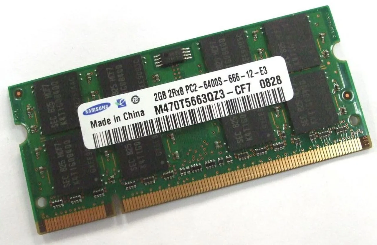 Samsung 2GB DDR2 Laptop RAM - PC2-6400, 240-Pin view 3