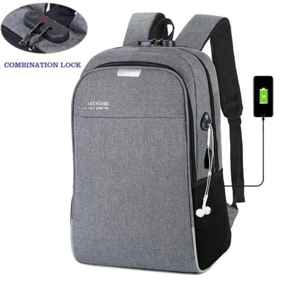 Anti-Theft Backpack Laptop Bag - with USB Charging view 1