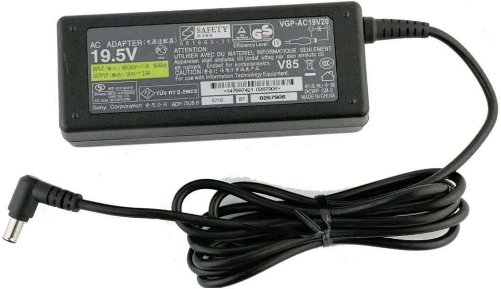 Sony 90W Laptop Adapter - 19.5V/4.7A view 1
