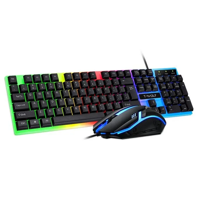 Laptop Charger - T-Wolf Tf230 Wired Gaming Keyboard view 2