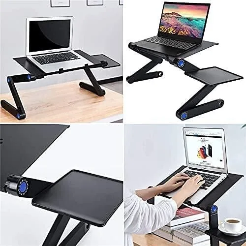 T8 Adjustable Multi-Functional Laptop Stand - 17", with Mouse Pad Tray view 2