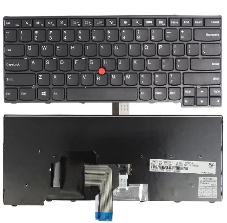 Replacement Laptop Keyboard for Lenovo E440 T440 T450 T460 view 2
