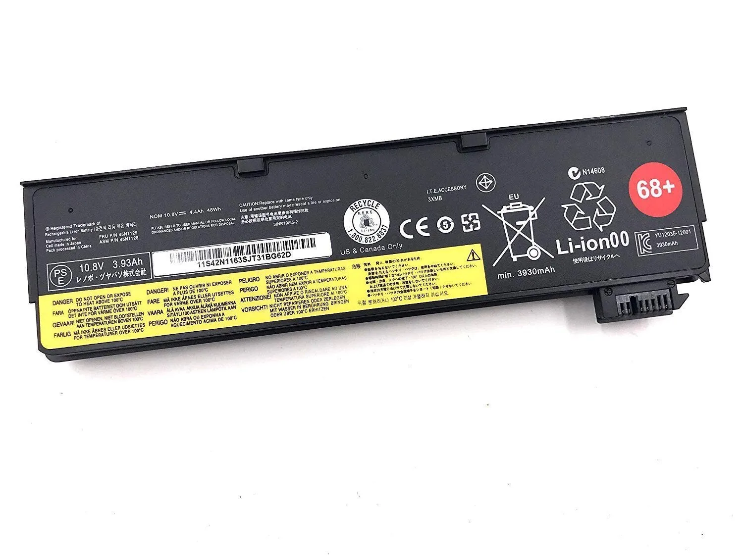 Lenovo Laptop Battery Thinkpad X240 T440S view 1