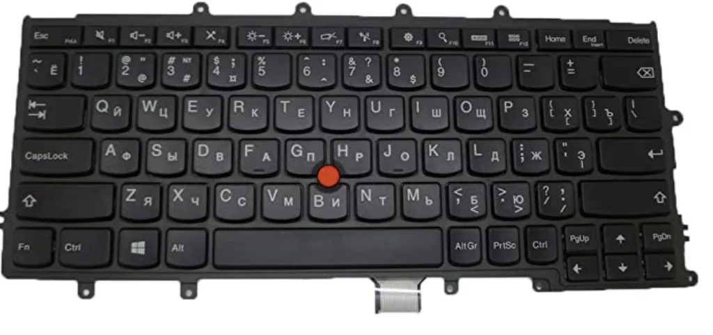 Replacement Laptop Keyboard for Lenovo Thinkpad X230S X240 X250 Backlight view 1
