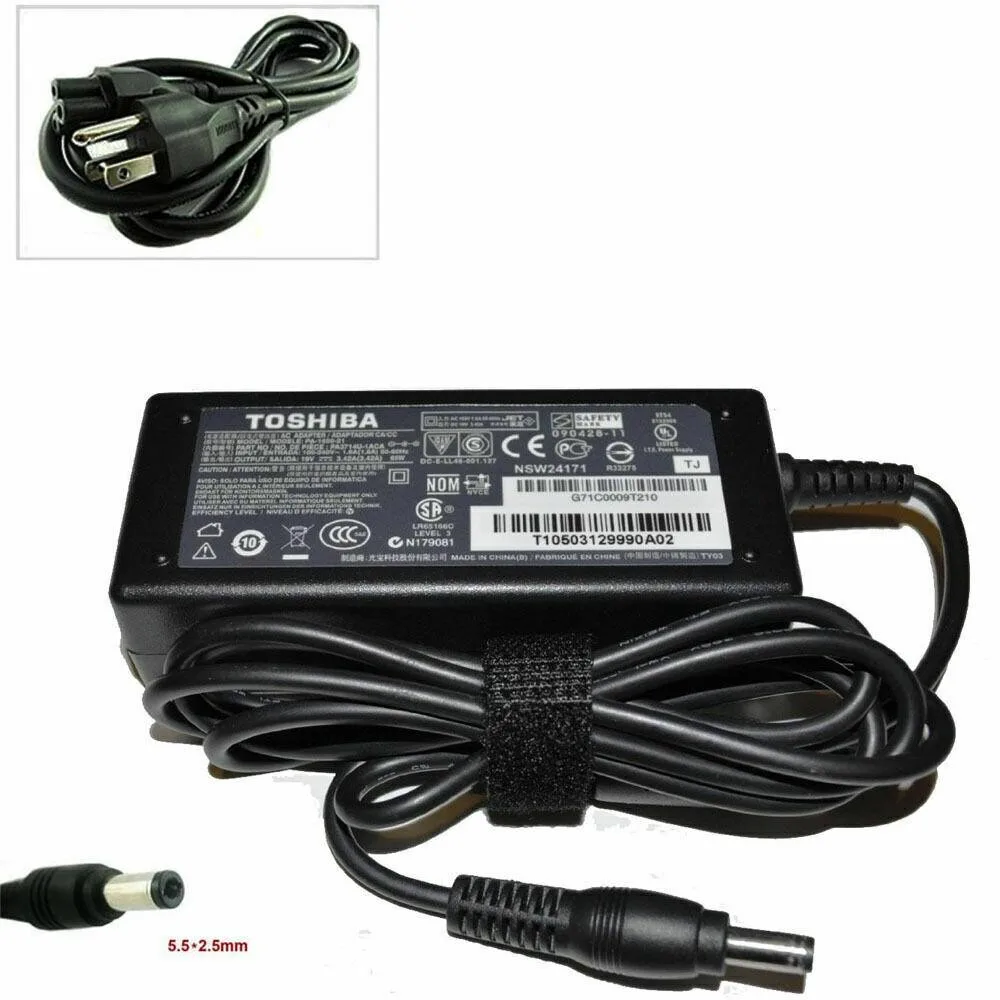 Toshiba Laptop Charger - Satellite C660 C660D C655 C655D view 1